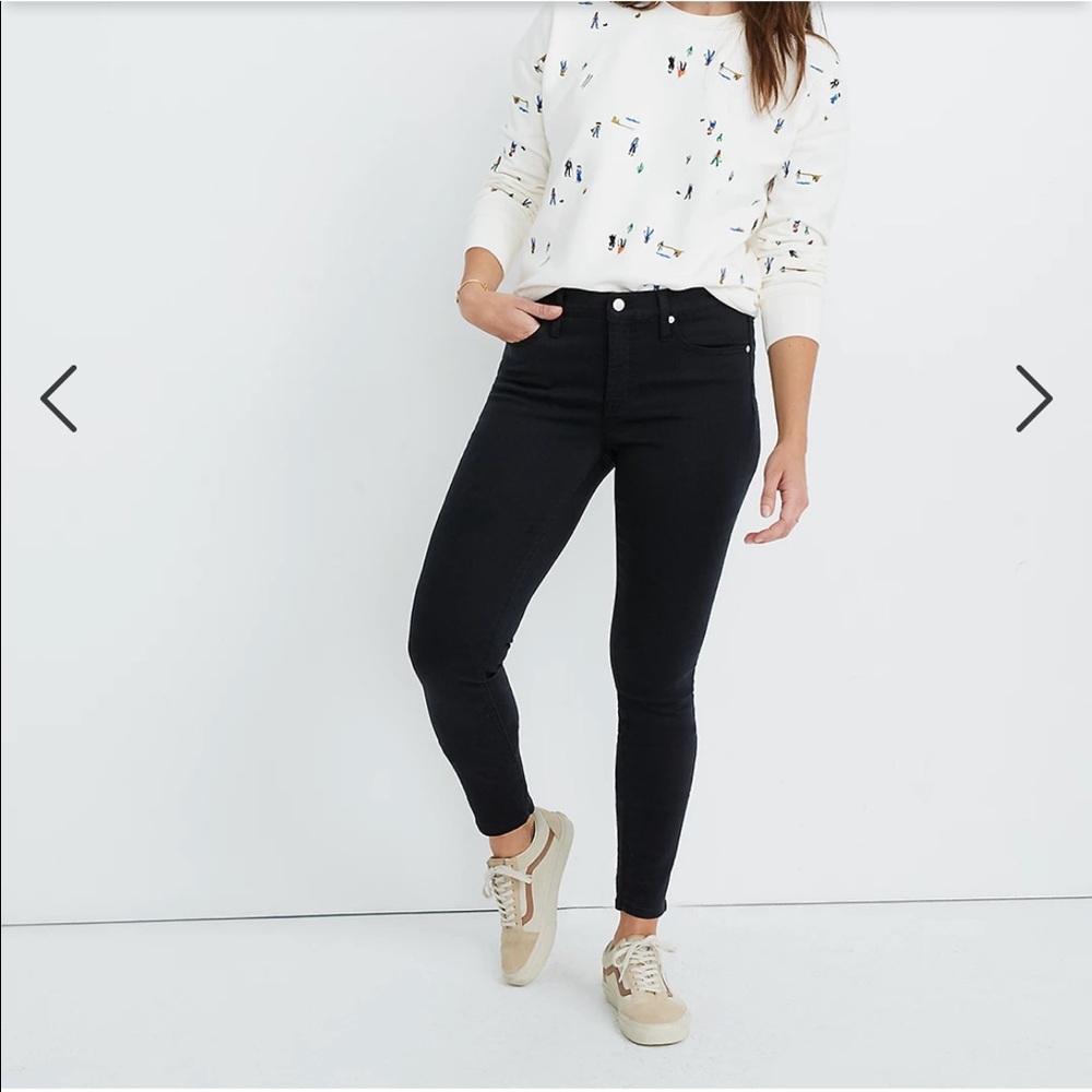 NWT Madewell Taller 9" Mid-Rise Skinny Jeans in Lunar Wash